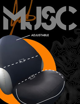 Adjustable fitted boat seat cover