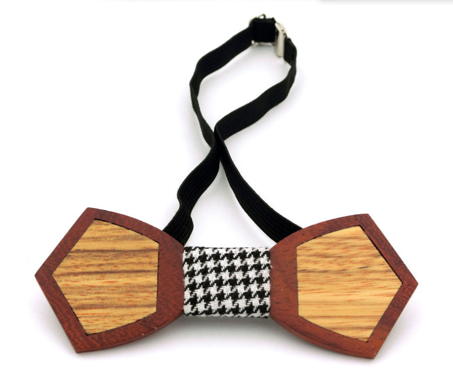 Noeud pap' country beige rouge