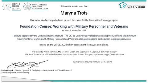 Working with Military Personnel and Veterans 2023