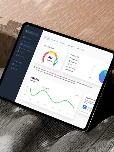 Free iPad Pro mockup on textured fabric and wooden surface (Mockuuups Studio).png
