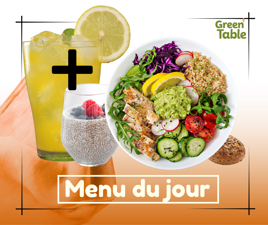 Menu du jour facebook