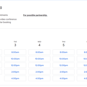 Appointment Scheduling