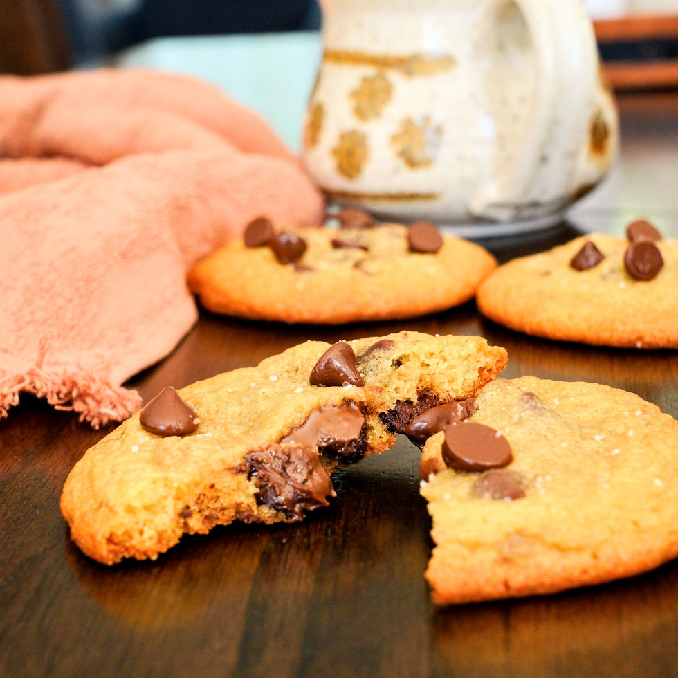Nutella Stuffed Chocolate Chip Cookie image