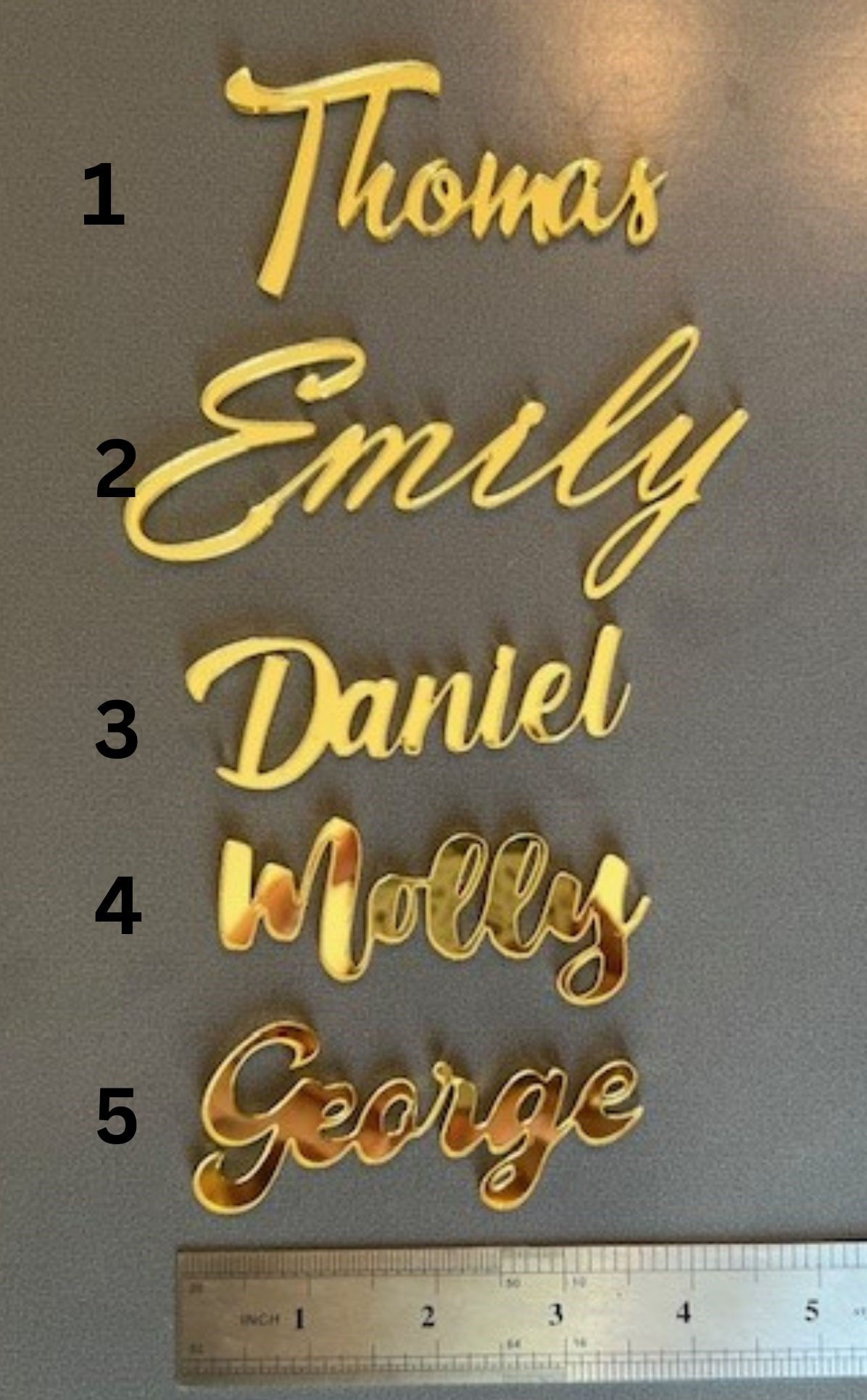 1 Line Custom Cake Charm