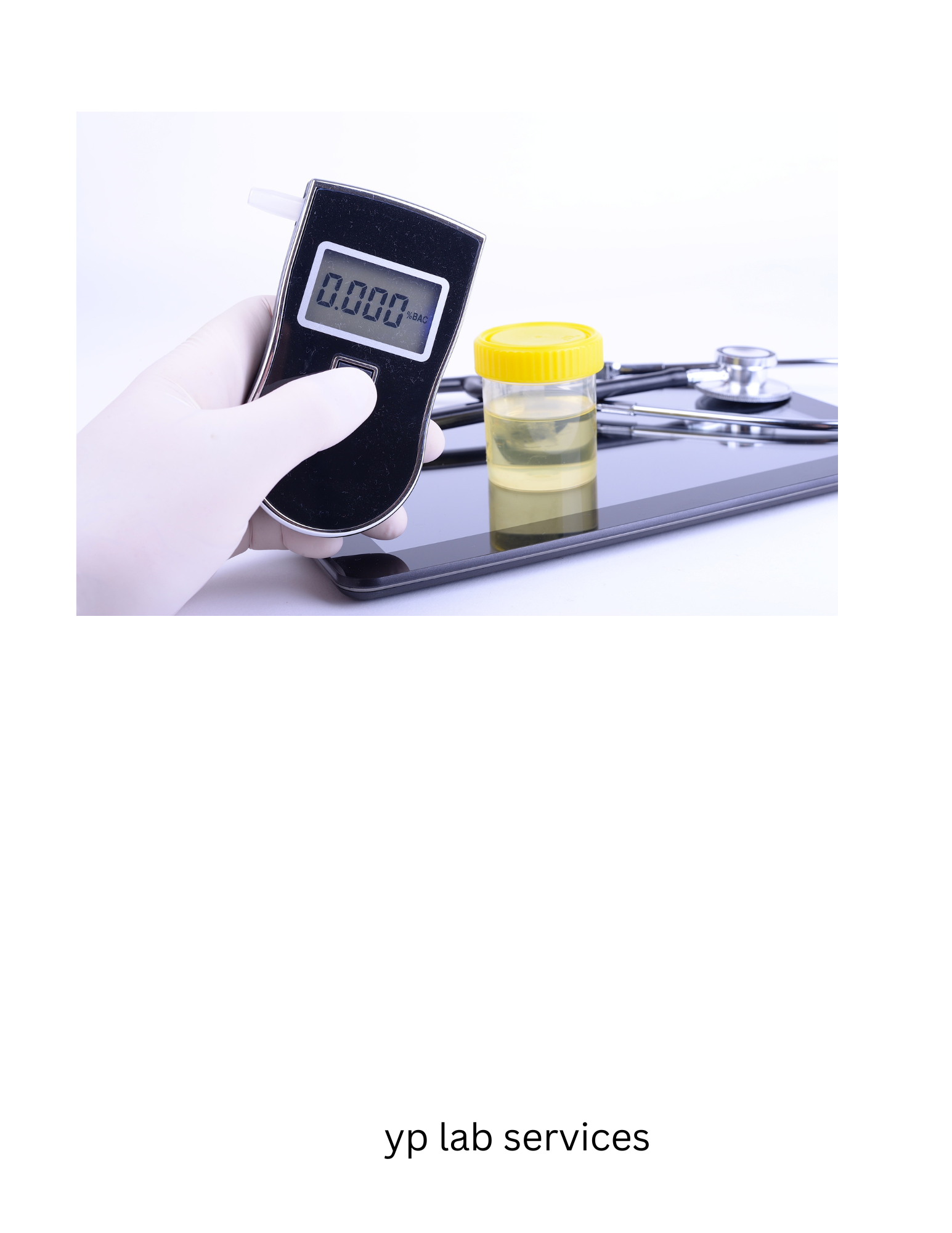 OT‑certified technician administering a professional Breath Alcohol Test with an approved breathalyzer, providing mobile and onsite testing services across Pennsylvania.