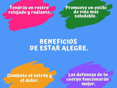 La alegría no es más que saber disfrutar de las cosas simples y sencillas que nos ofrece la vida.