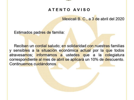 Padres de familia de los tres niveles