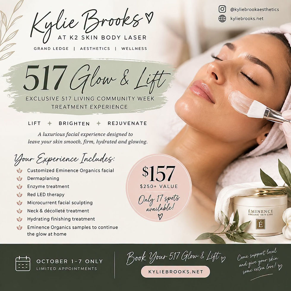 Eye-level view of a calm facial treatment room with soft green accents and a prepared facial bed
