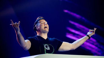 Dennis van der Geest op dancefeest Rotterdam