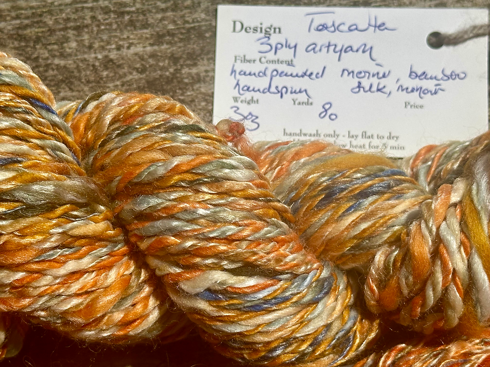 Thumbnail: Toscatta 3-ply artyarn 3 oz 80 yds