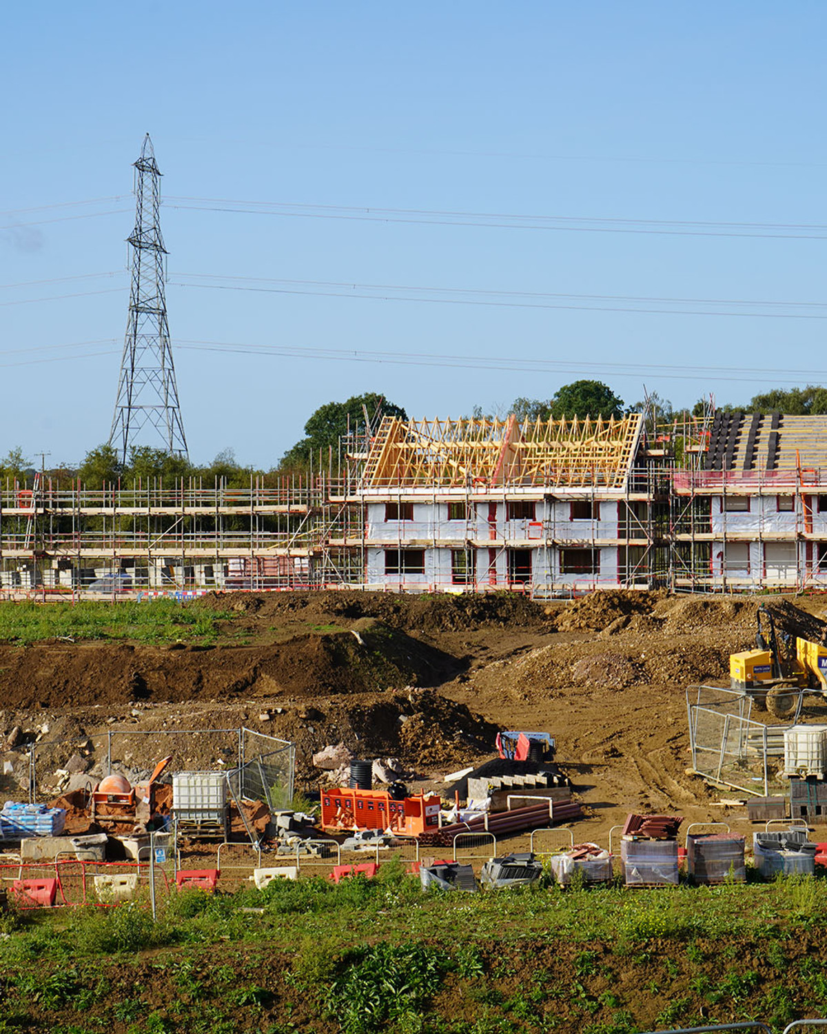 JAG Construction brickwork on site