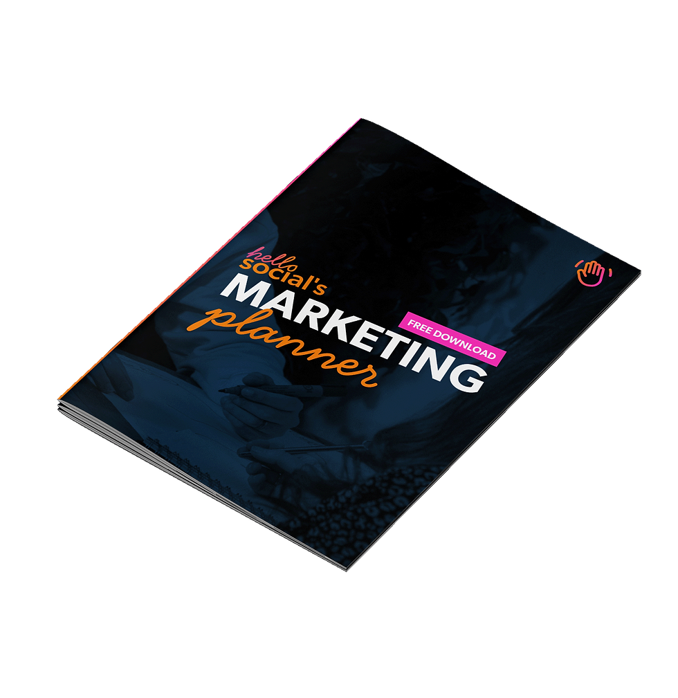 Hello Social Avenue's Free Marketing Planner Download