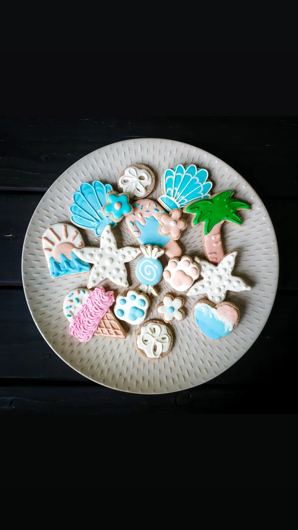 Sandy Paws Beach Dog Treat Gift Box