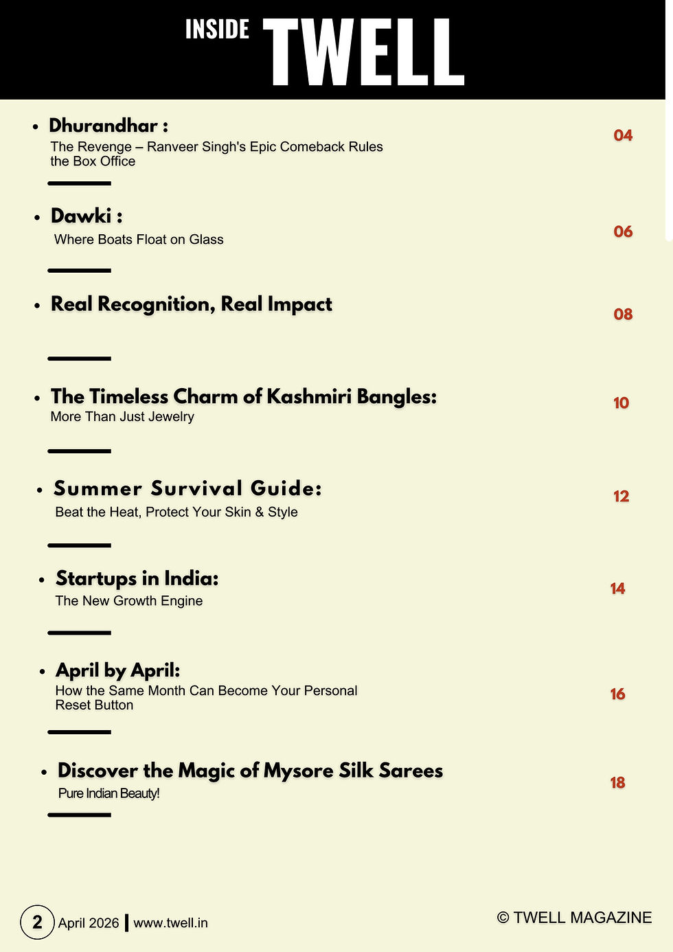 Twell Magazine April 2026 (2)