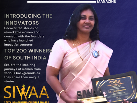 Dr. K. Krishnakumari: Transformative Educator Wins Outstanding Educator Award | SIWAA 2026