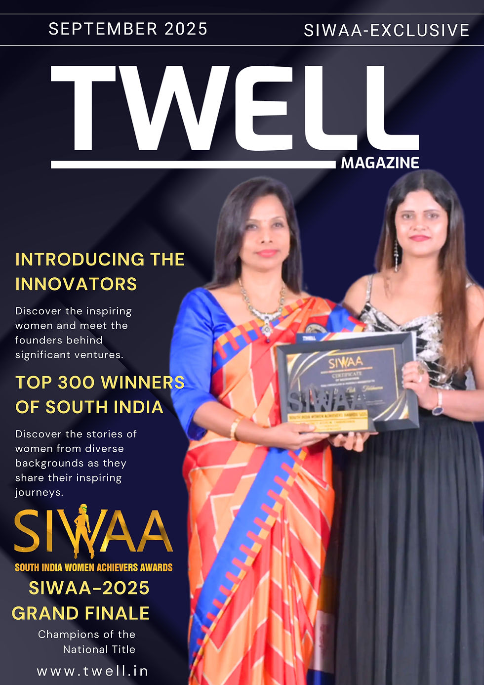 Dr. Vincy Ashok Tribhuvan, Twell Magazine, SIWAA