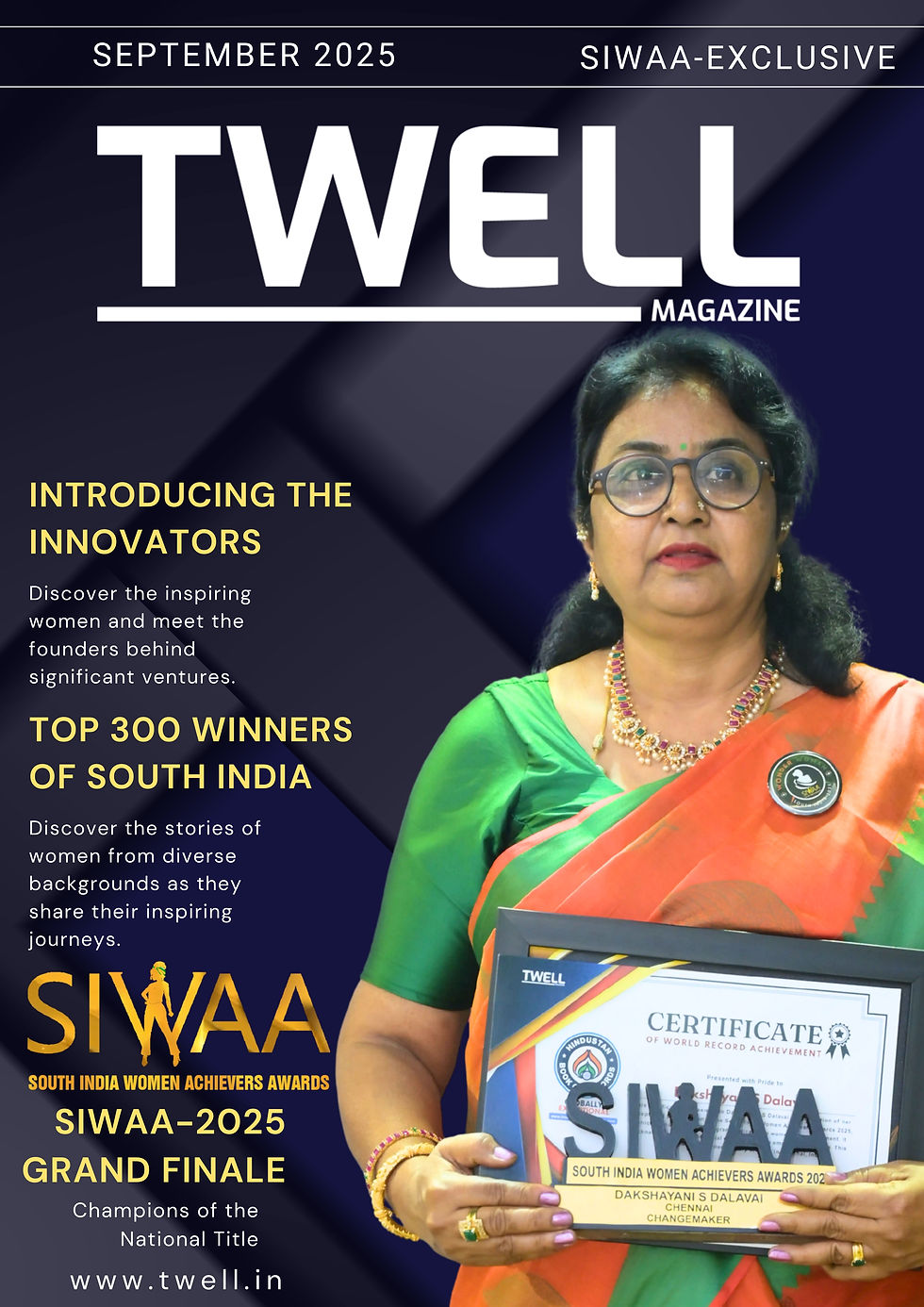 Dakshayini S Dalavai, Twell Magazine, SIWAA