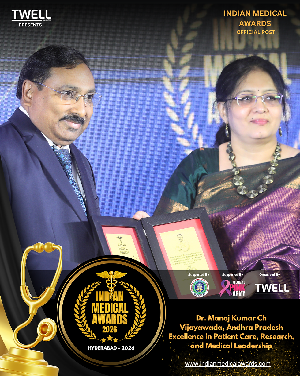 Dr. Manoj Kumar Ch delivering expert patient care, research, and healthcare leadership.