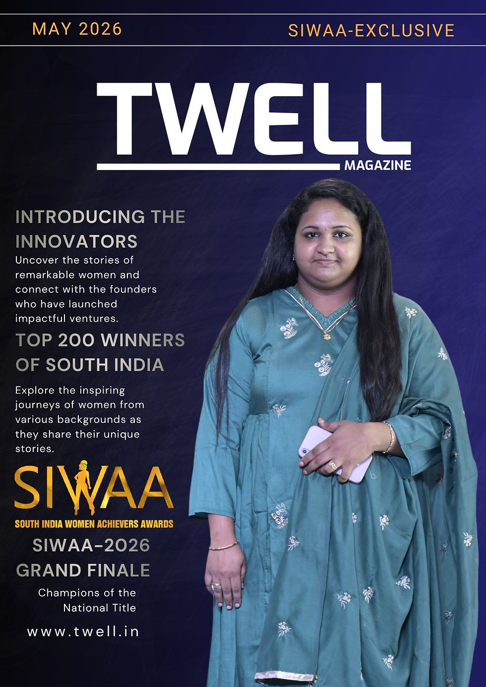 Dr. Jaya Suriya Vignesh receiving SIWAA 2026 Excellence in Medical Service Award for contributions to dentistry, facial aesthetics, and patient care.
