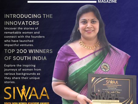 Vyjayanthi Atluru: Financial Expert Wins Changemaker Award | SIWAA 2026