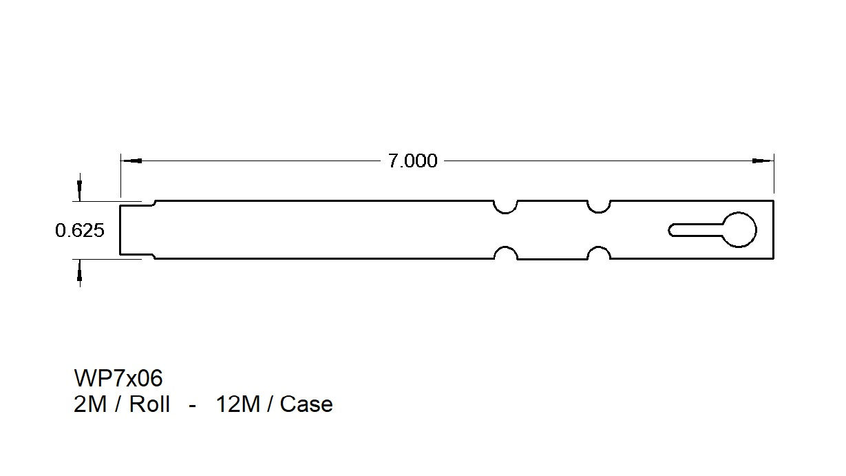 WP7x06 Traditional Wrap Tags (12,000)