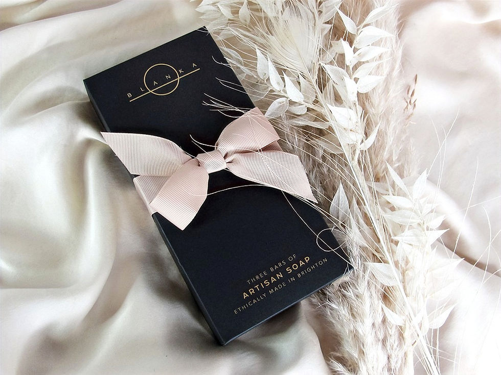 Thumbnail: Soap bars in a gift box