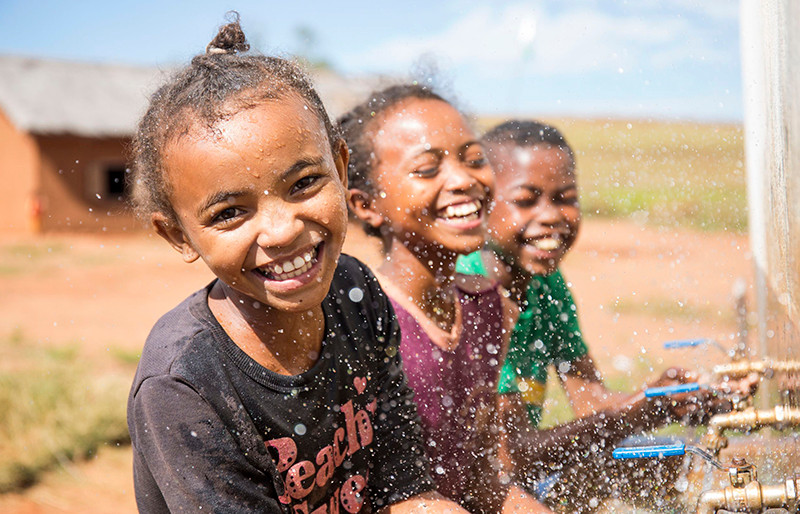 Supporting hand washing in developing countries