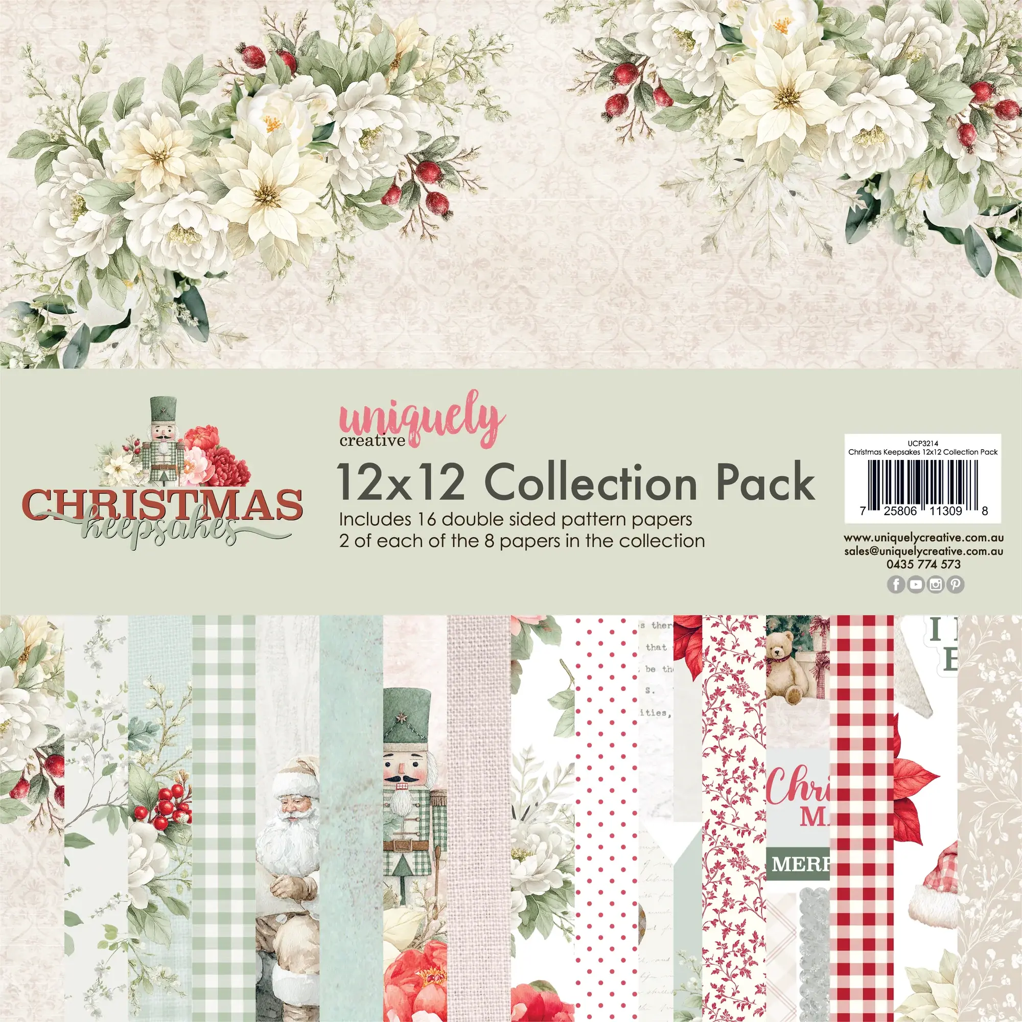 Uniquely Creative Christmas Keepsakes 12 x 12 Collection Pack