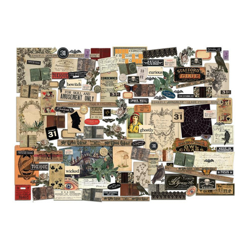 Tim Holtz Idea-ology Ephemera Pack 137/Pkg Haalloween