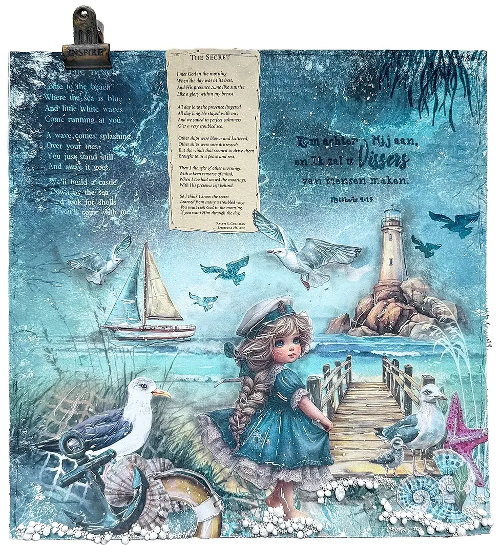 Thumbnail: Studio Light JMA Designer Paper Pad Backgrounds Tide of Hope 36 Sheets