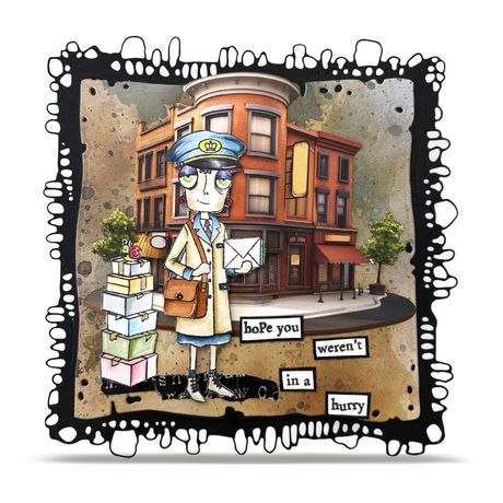 Thumbnail: AALL And Create A7 Photopolymer Clear Stamp Set  Dee Delivers