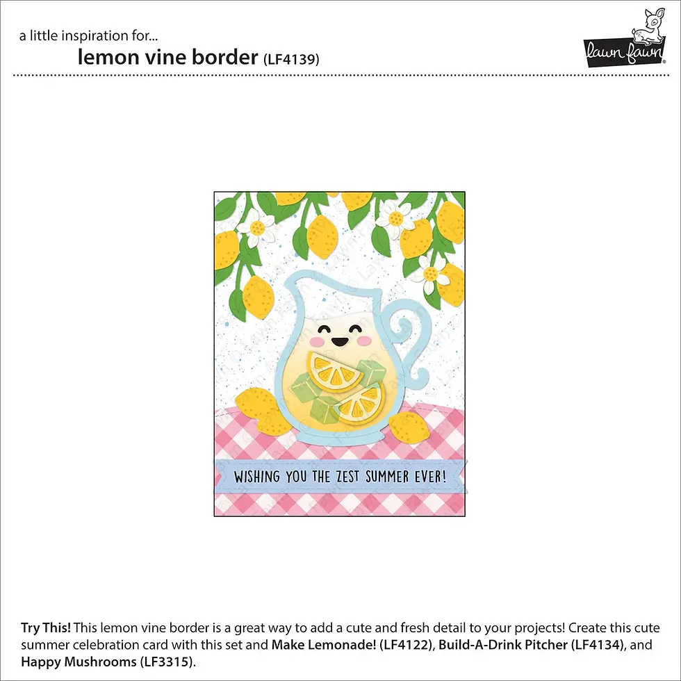 Thumbnail: Lawn Fawn lemon vine border die