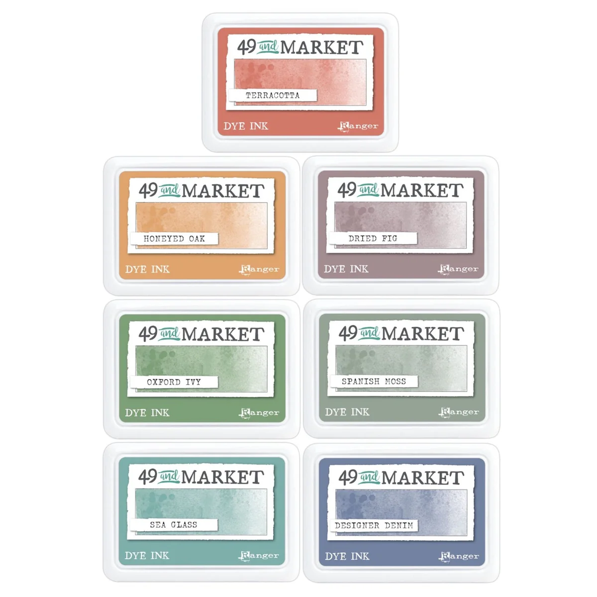 Dye ink pad and reinker bundle for crafting enthusiasts
