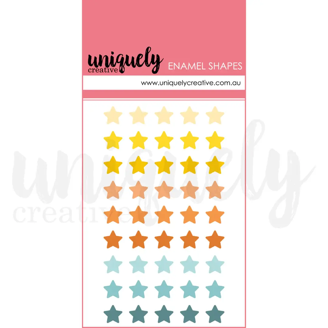 Uniquely Creative Enamel Star Shapes