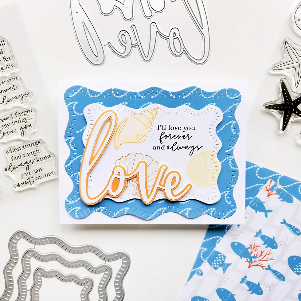 Thumbnail: Catherine Pooler Beach Comber Stamp & Die Bundle