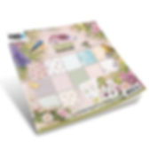 Find It Trading Paper Pack 8"X8" 18/Pkg Blooming Harmony