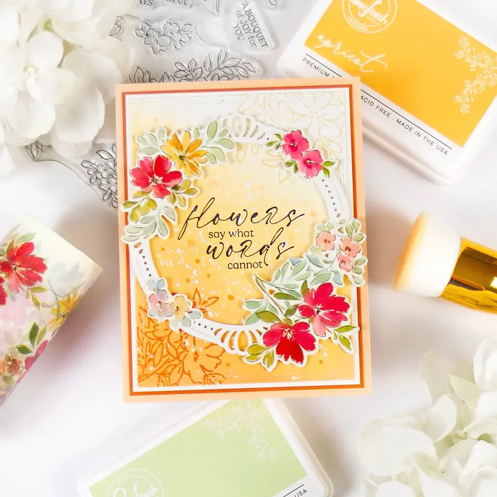 Thumbnail: Pinkfresh Flowers for the Soul stamp