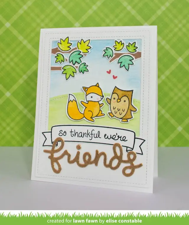 Thumbnail: Lawn Fawn scripty friends