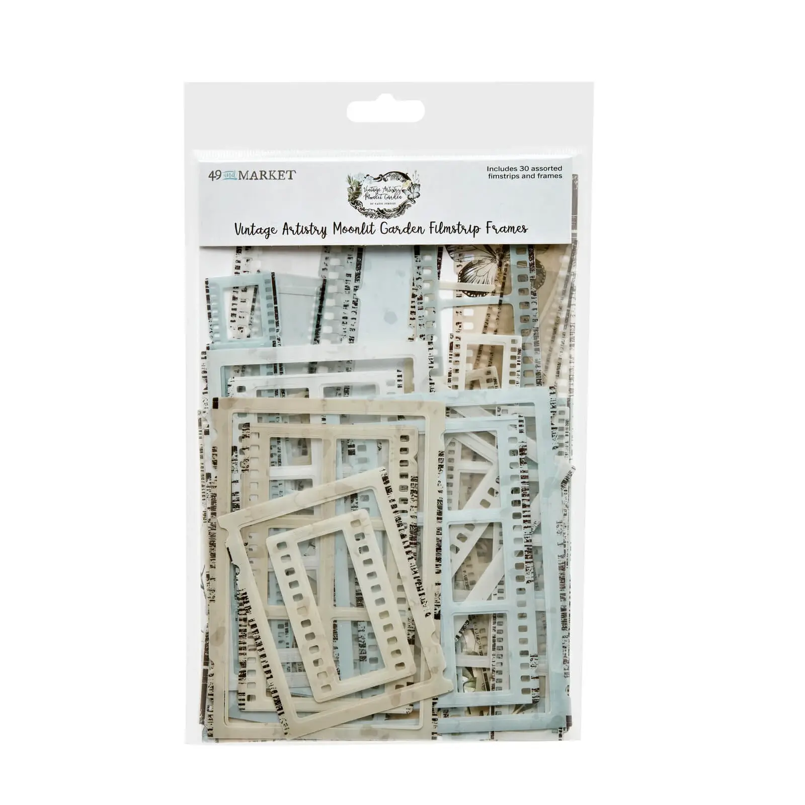 49 and Market Vintage Artistry Moonlit Garden – Filmstrip Frame Set