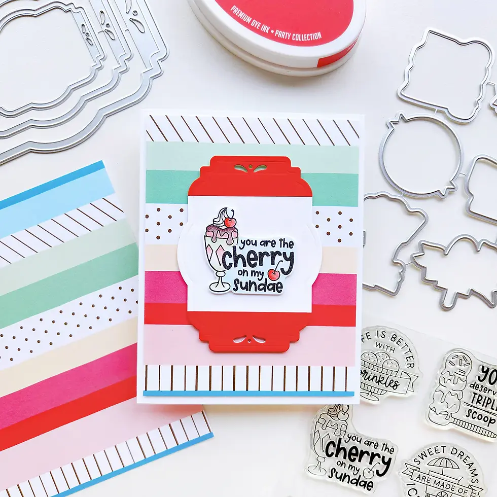 Thumbnail: Catherine Pooler Life is Better with Sprinkles Stamp & Die Bundle