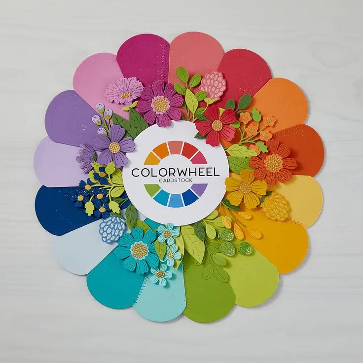 Thumbnail: Spellbinders Cascade ColorWheel Cardstock 8.5" x 11" - 10 Sheets
