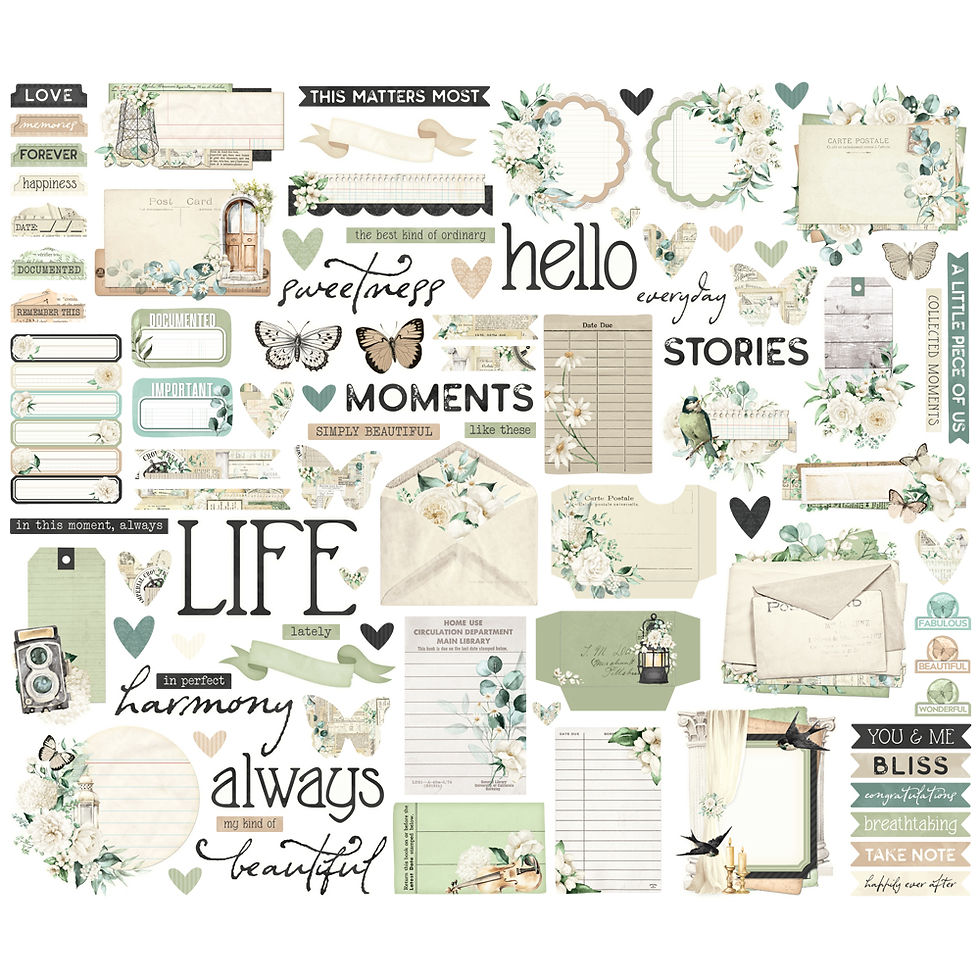 Thumbnail: Simple Stories Simple Vintage Timeless Harmony Journal Bits and Pieces