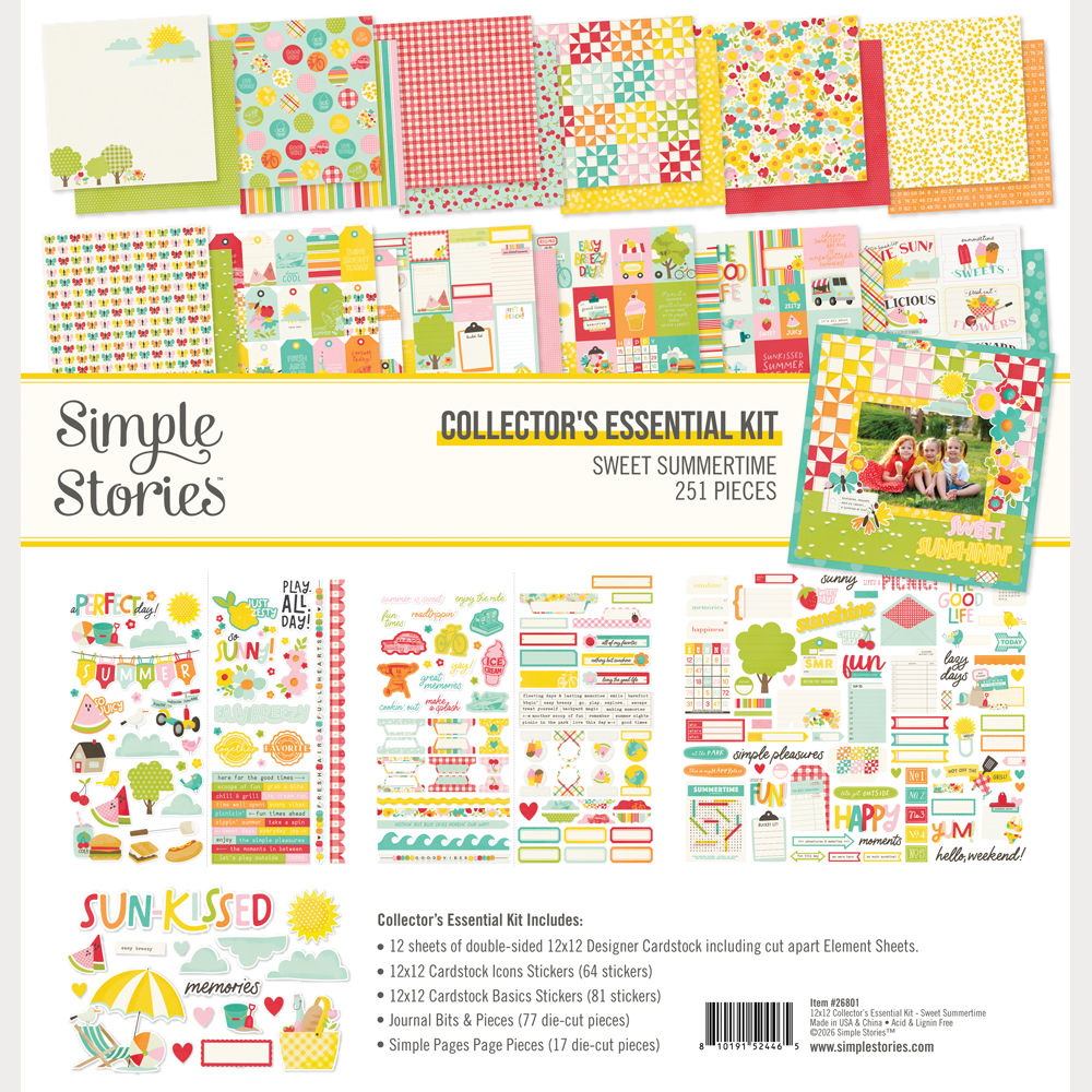 Simple Stories Sweet Summertime - Collector's Essential Kit