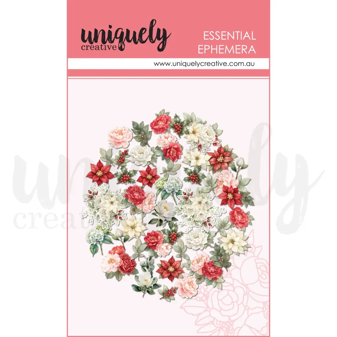 Uniquely Creative Christmas Floral Ephemera