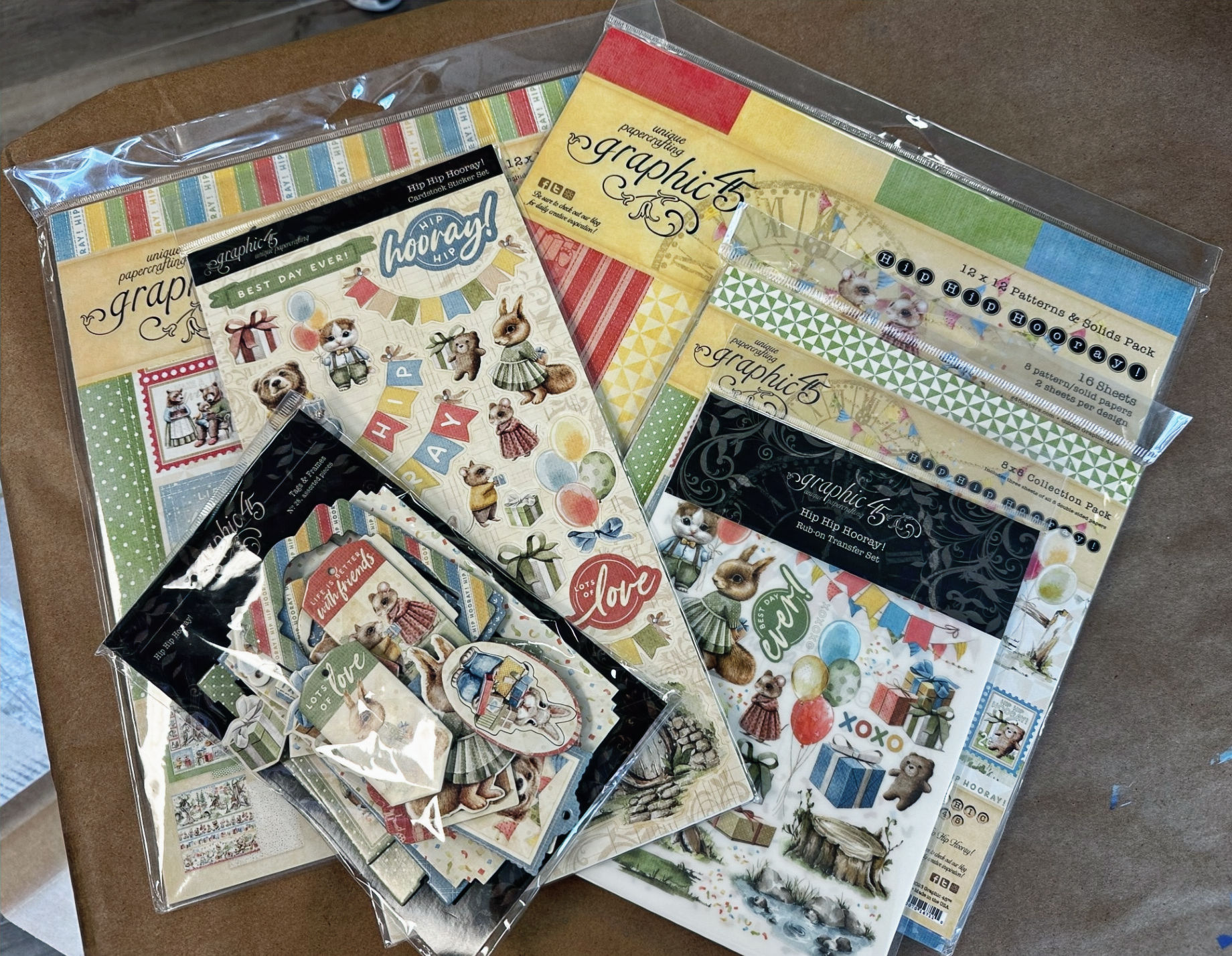 Graphic 45 Hip Hip Hooray Collection Bundle $78.00 Value