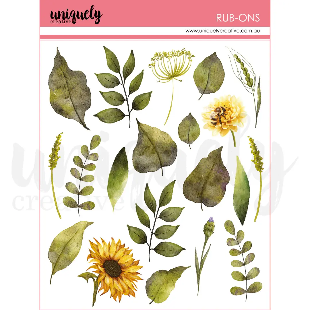Uniquely Creative Nature Rub-Ons