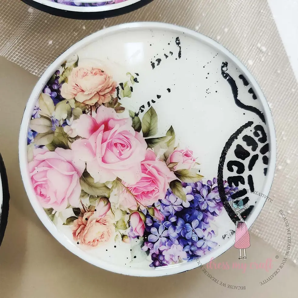 Thumbnail: Dress My Craft - Blooming Elegance - Mini Transfer Me (4" X 6")
