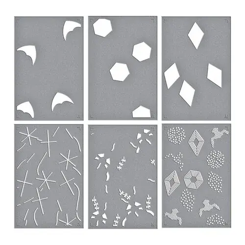 Thumbnail: Spellbinders Simon Hurley Sky's the Limit Stencils Layered Flying Kites