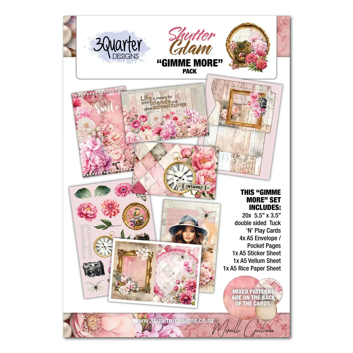 3Quarter Designs Shutter Glam - Gimme More Pack