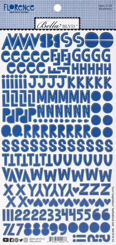 Bella Blvd Bella Besties Florence Alphabet Stickers - Blueberry ...